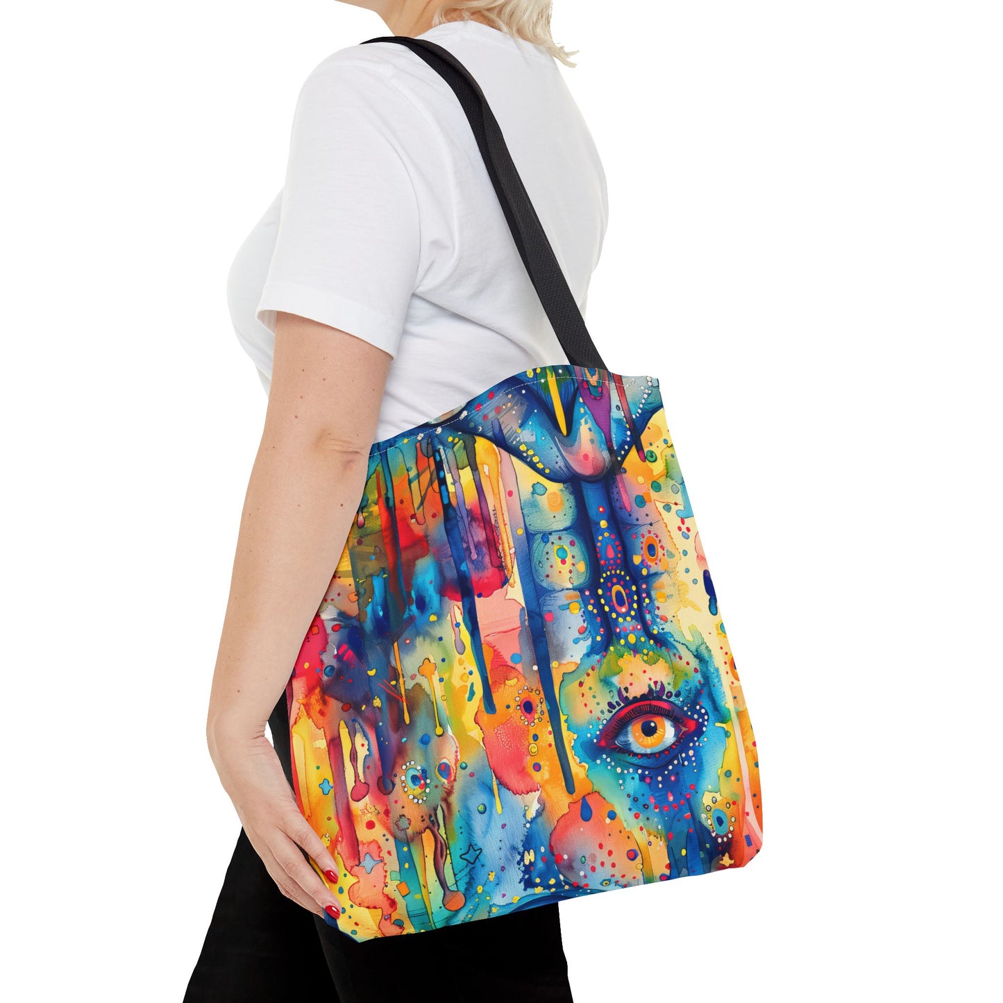 Hamsa Jewel burst. Tote Bag for Everyday Use