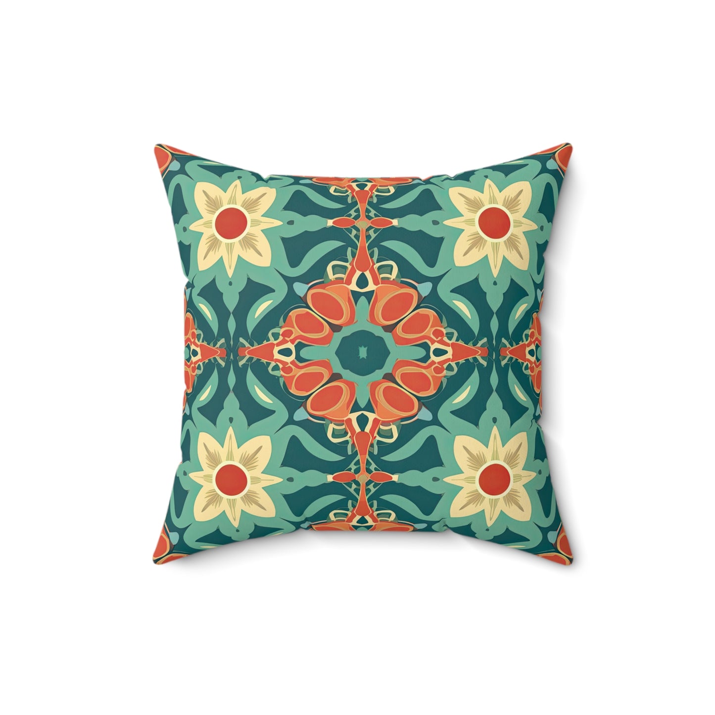 Sahara Mirage. Spun Polyester Square Pillow