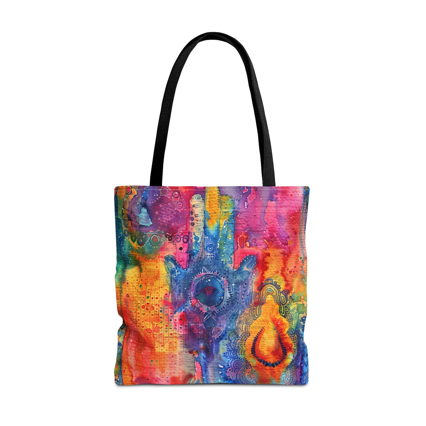 Prismatic Hamsa . Tote Bag for Everyday Use