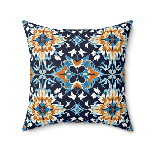 Sahara Swaying Silhouettes .Spun Polyester Square Pillow