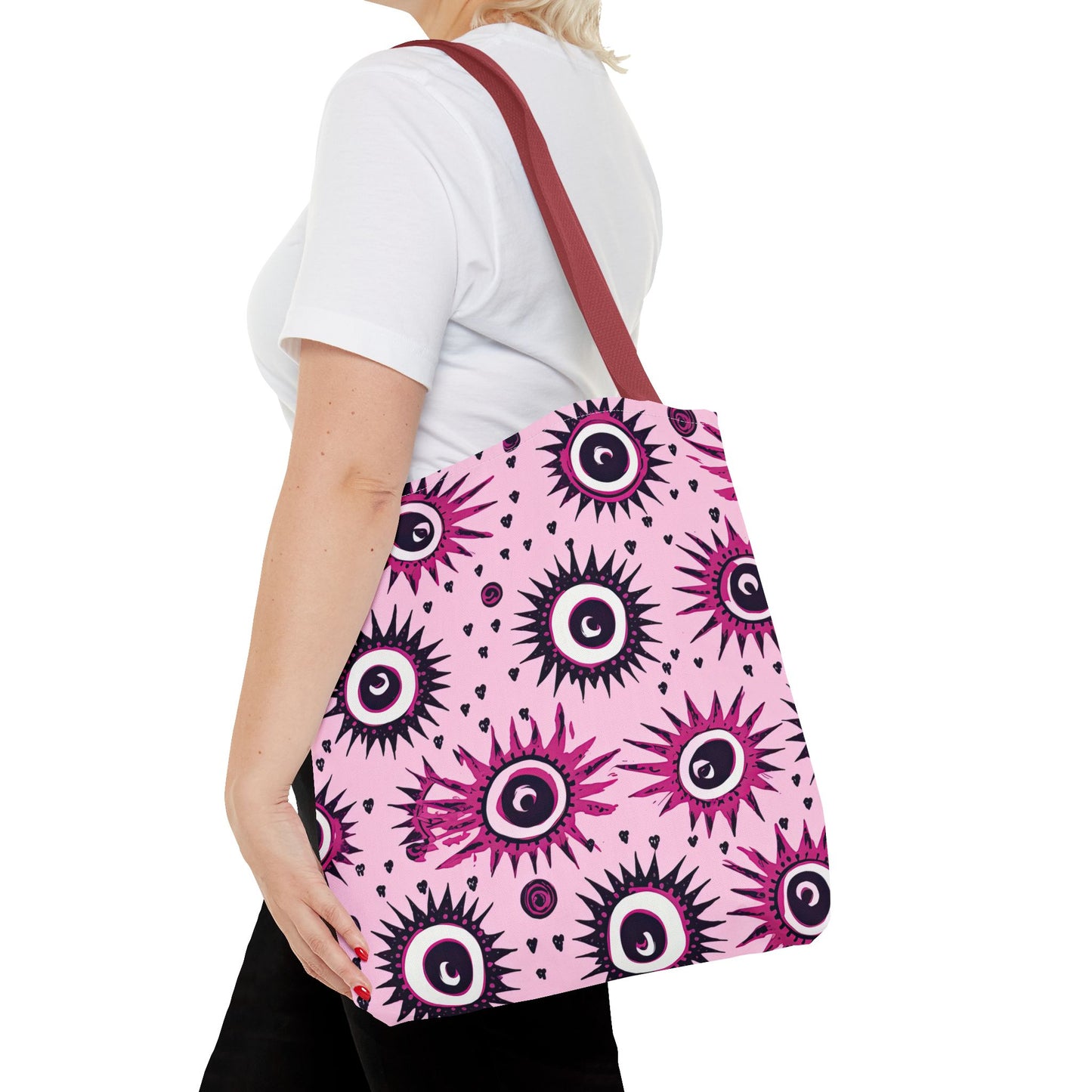 Evil Pink Eye. Tote Bag for Everyday Use