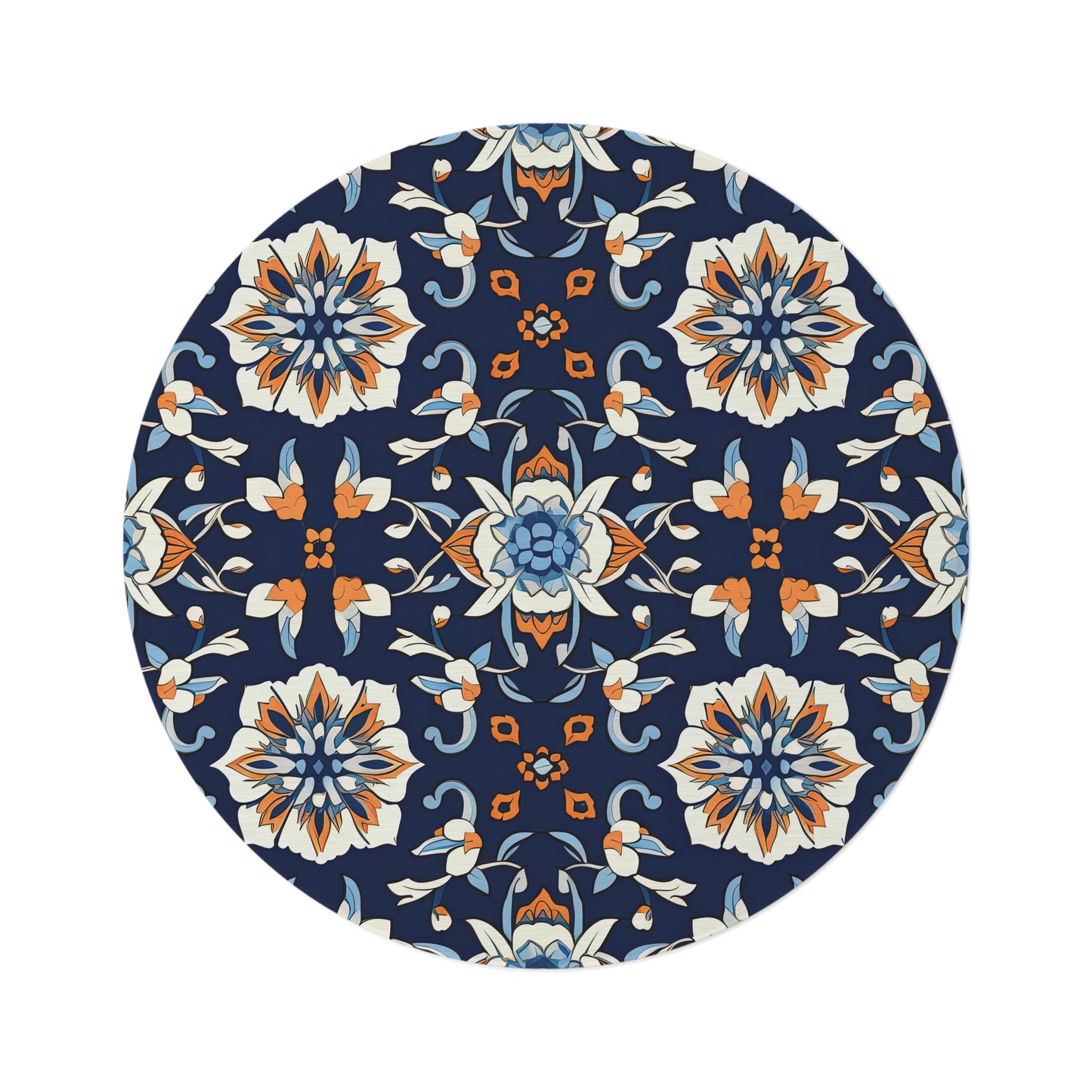 Desert Dewdrop. Round Rug