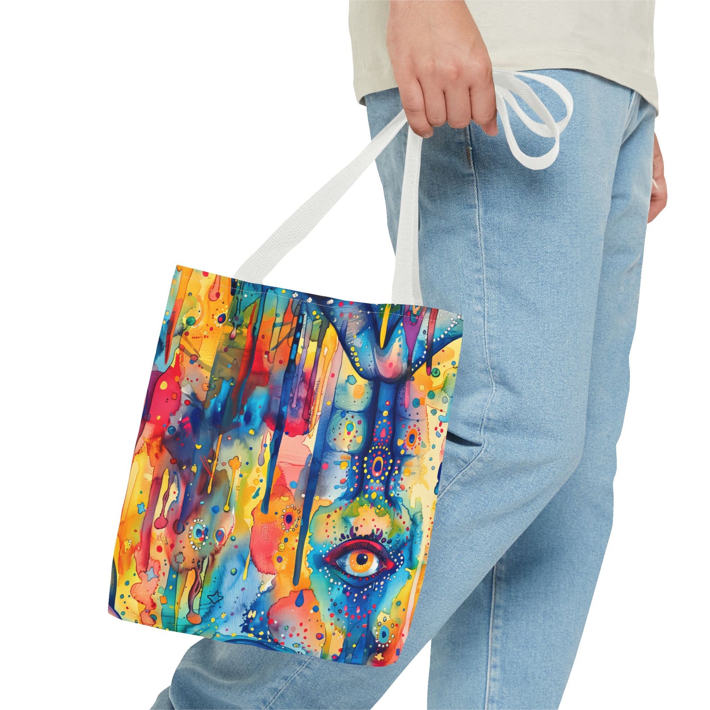 Hamsa Jewel burst. Tote Bag for Everyday Use