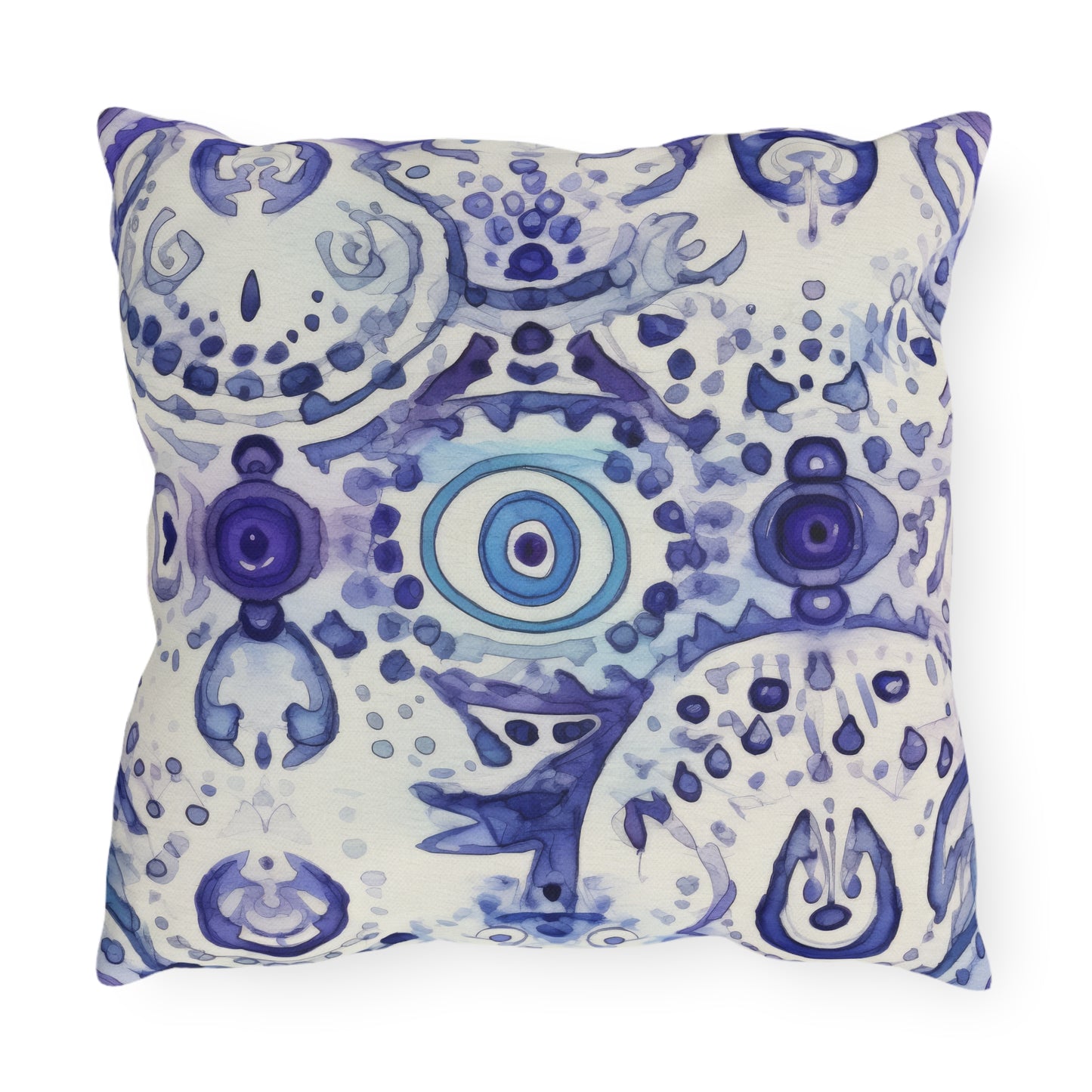 Hamsa Enigma. Outdoor Pillows