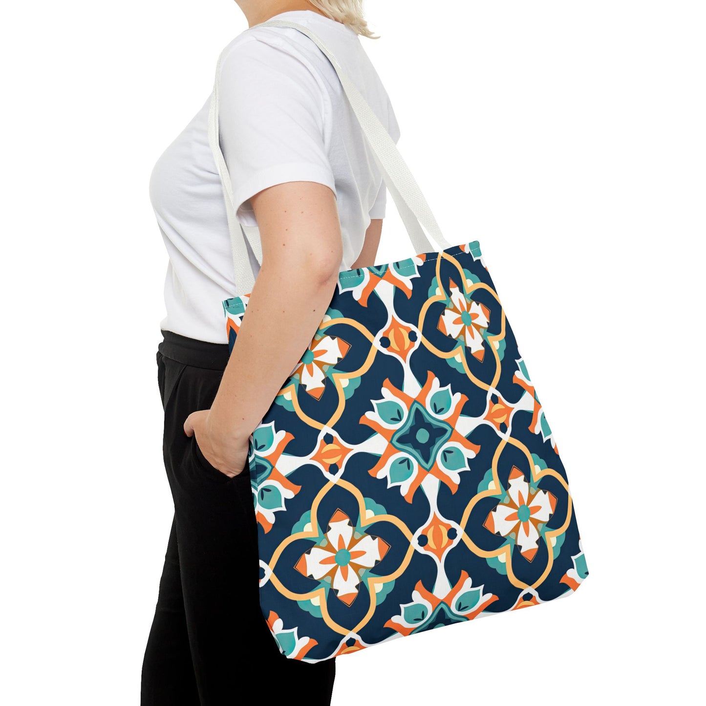Saffron Souk Symphony. Tote Bag for Everyday Use