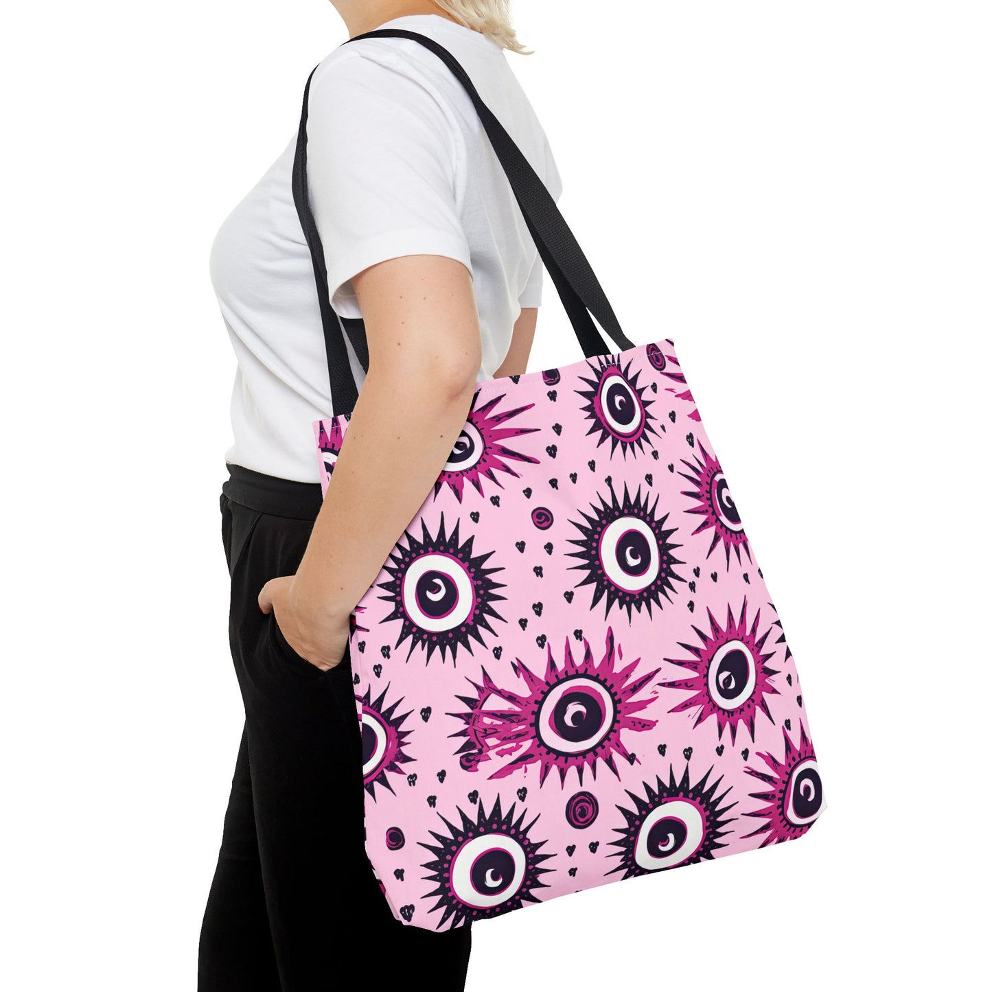 Evil Pink Eye. Tote Bag for Everyday Use