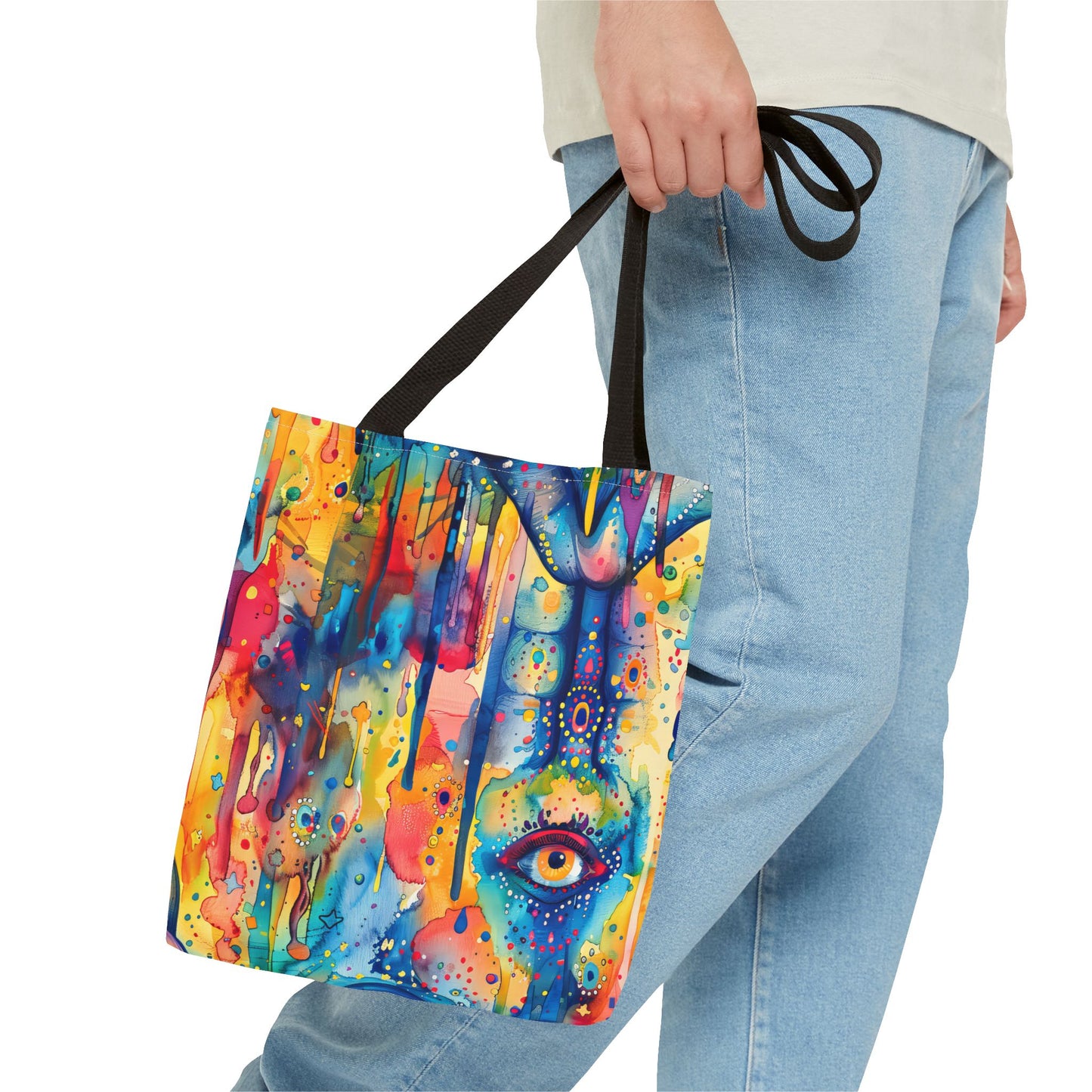 Hamsa Jewel burst. Tote Bag for Everyday Use