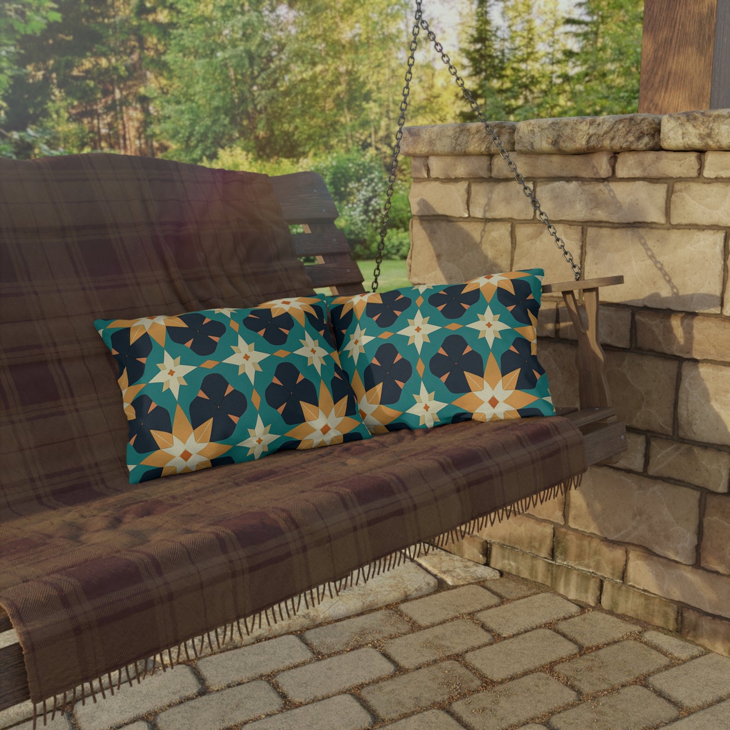 Kasbah Kaleidoscope. Outdoor Pillows