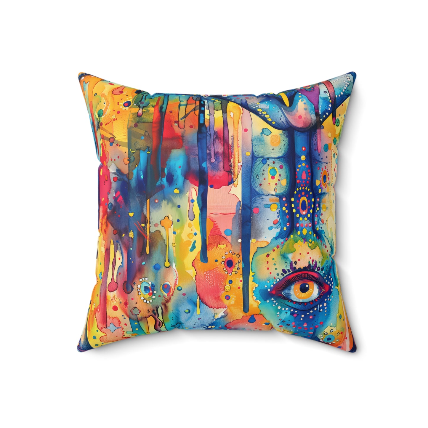 Hamsa Jewelburst- Decorative Spun Polyester Cushion