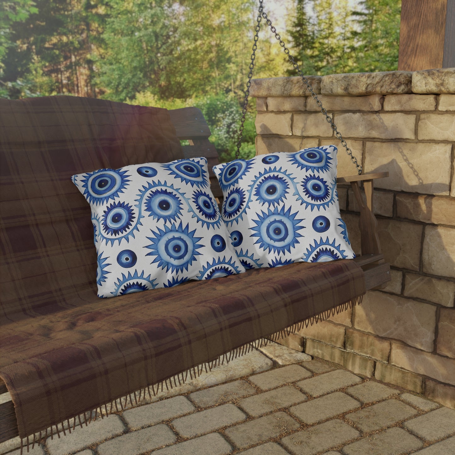 Spectral Watcher. Outdoor Pillows