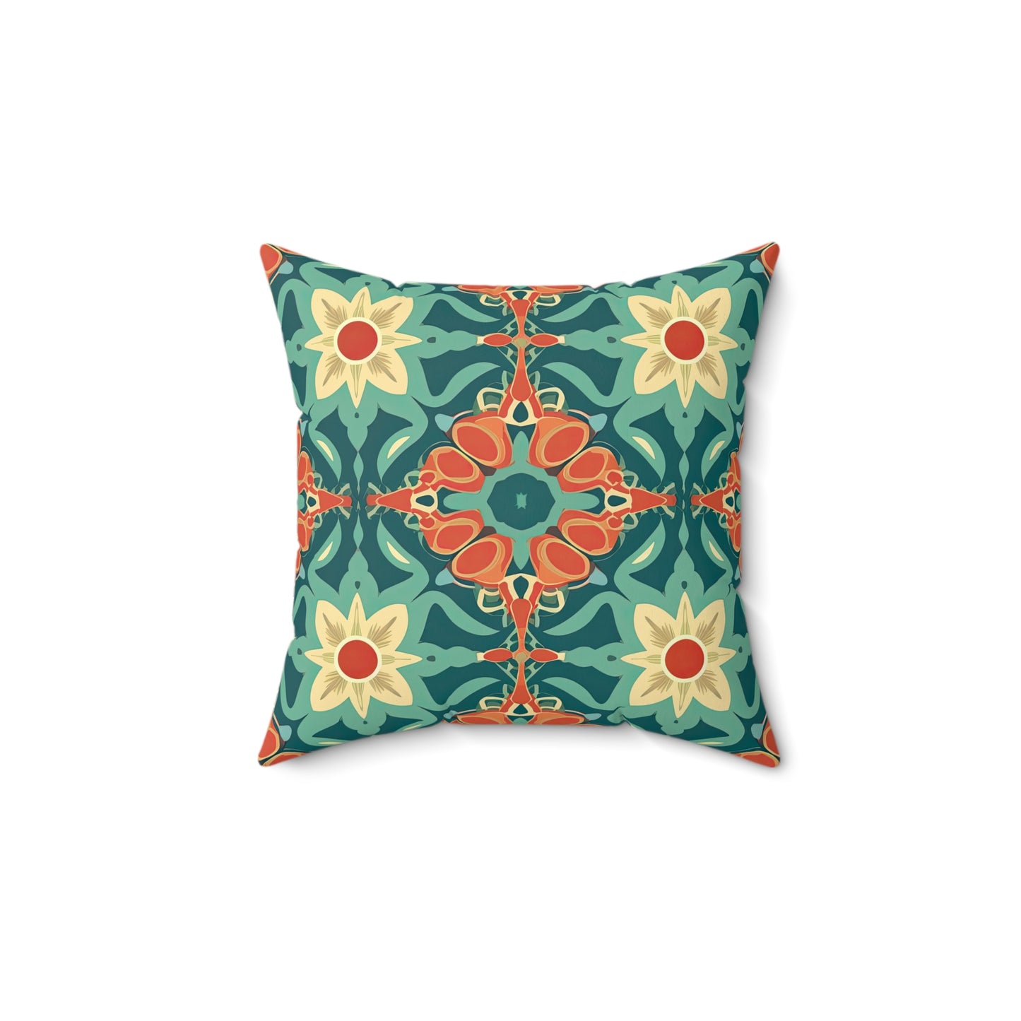 Sahara Mirage. Spun Polyester Square Pillow