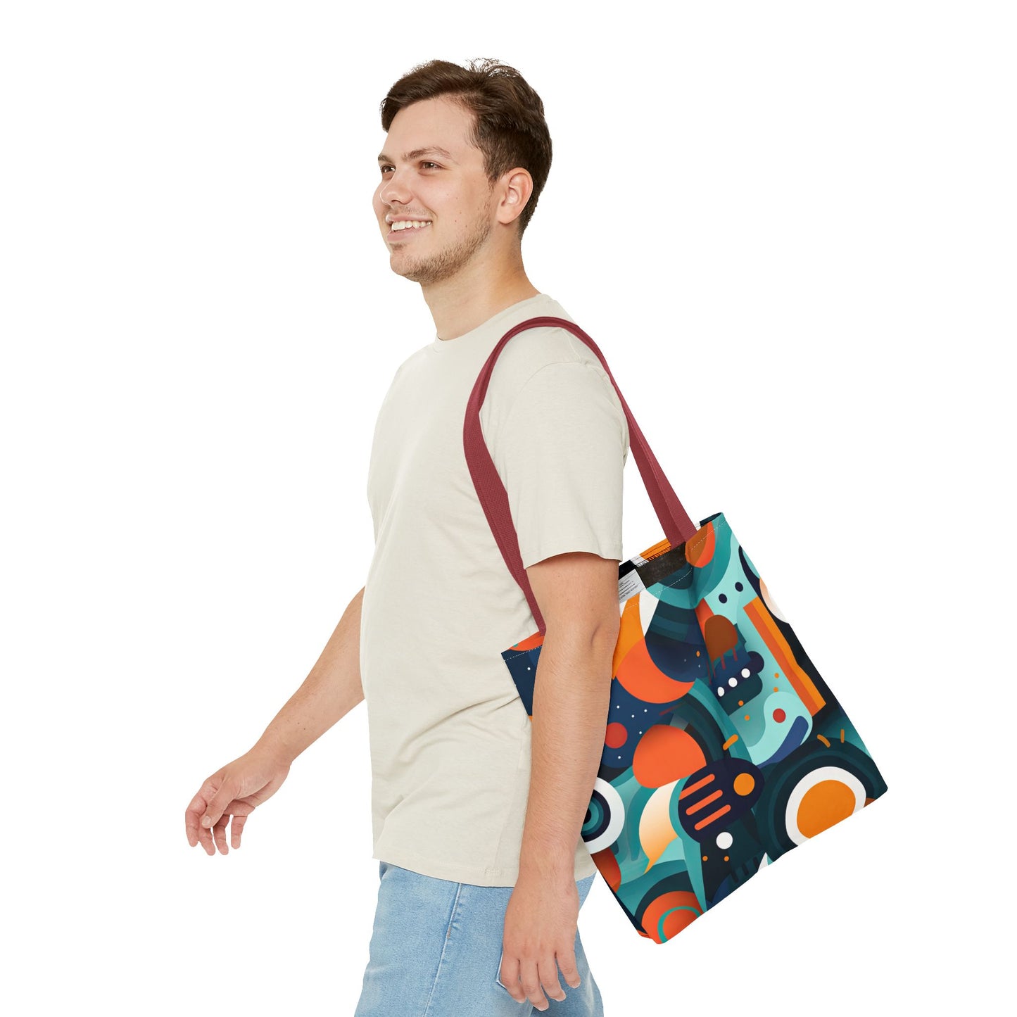 Retro Futurism. Tote Bag for Everyday Use