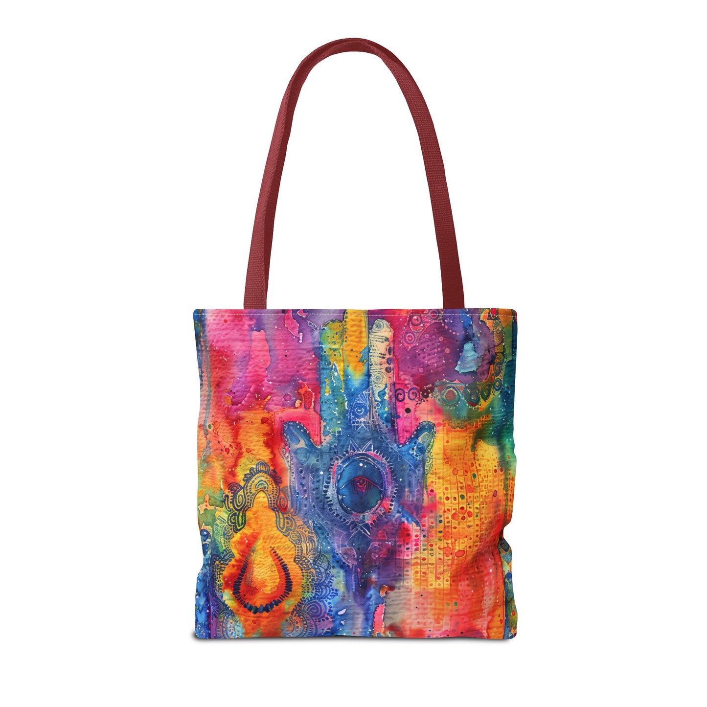 Prismatic Hamsa . Tote Bag for Everyday Use
