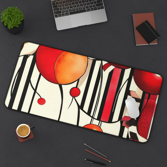 copy Cherry Charm Essence Desk Mat - Stylish Office Organizer