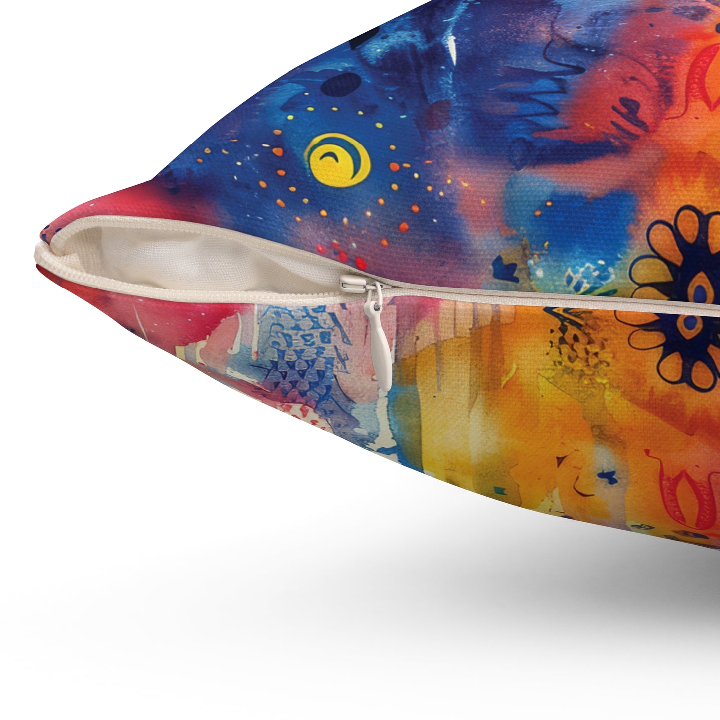 Rainbow Shield. Decorative Pillow Collection - Ancient Protective Symbols