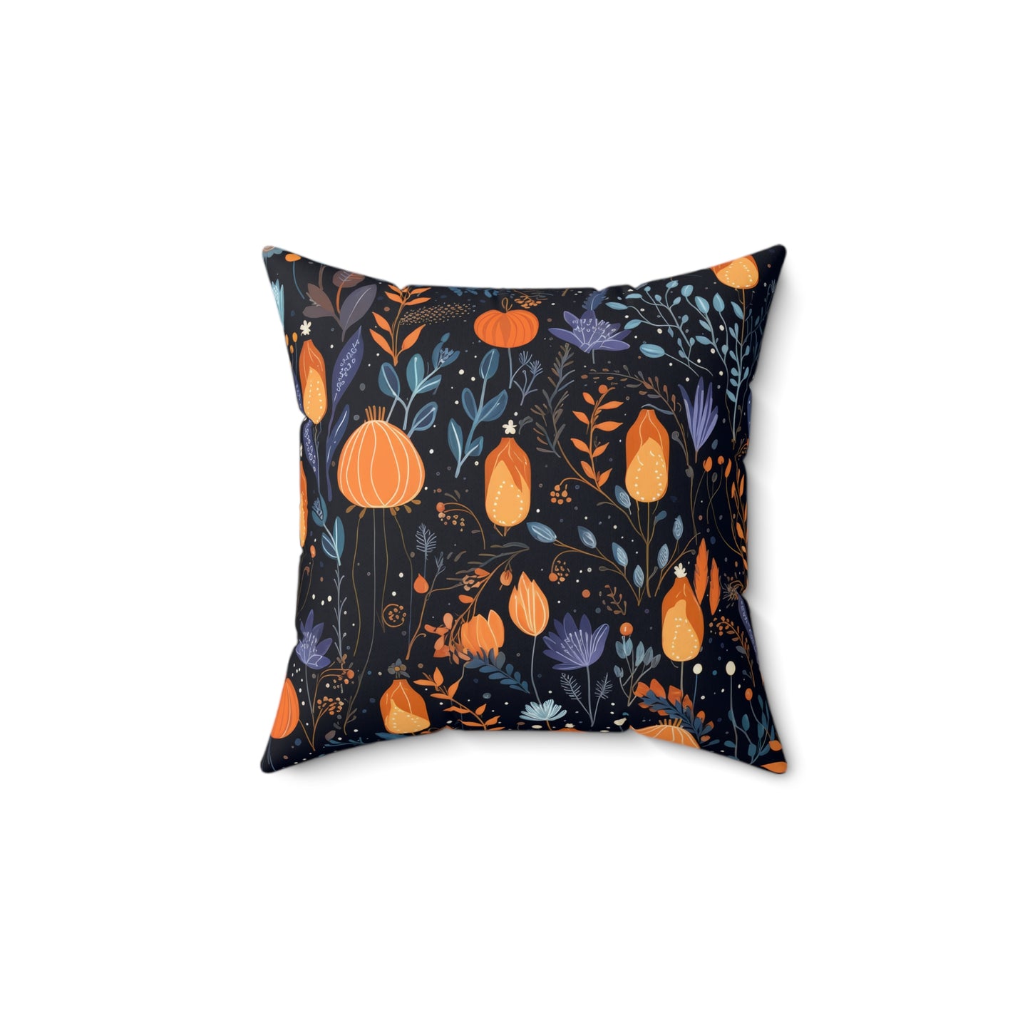 Whimsical Floral- Decorative Spun Polyester Cushion