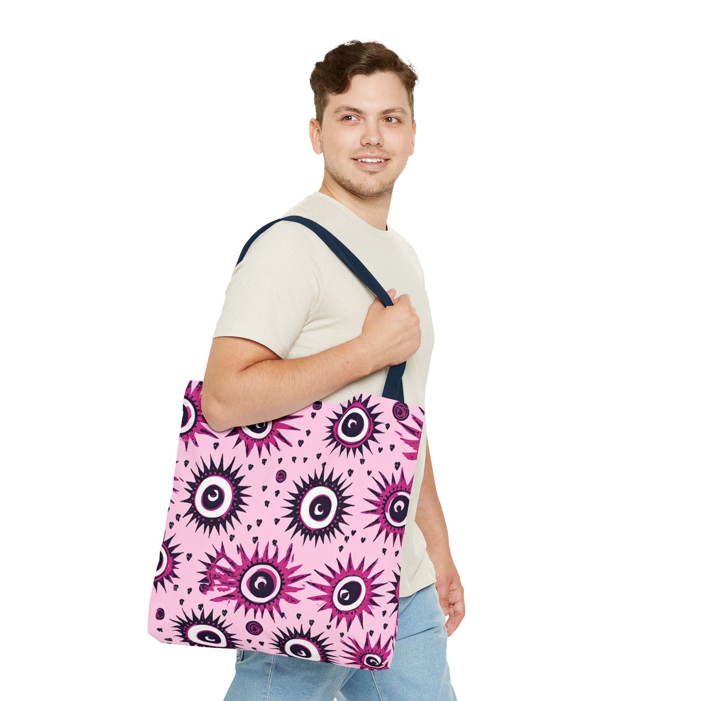 Evil Pink Eye. Tote Bag for Everyday Use
