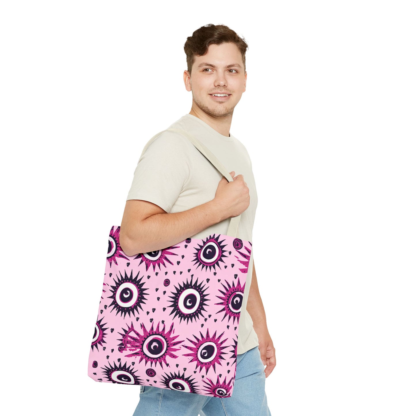 Evil Pink Eye. Tote Bag for Everyday Use