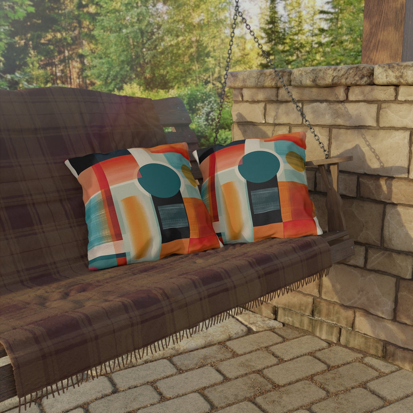 Dimensional Melody. Outdoor Pillows