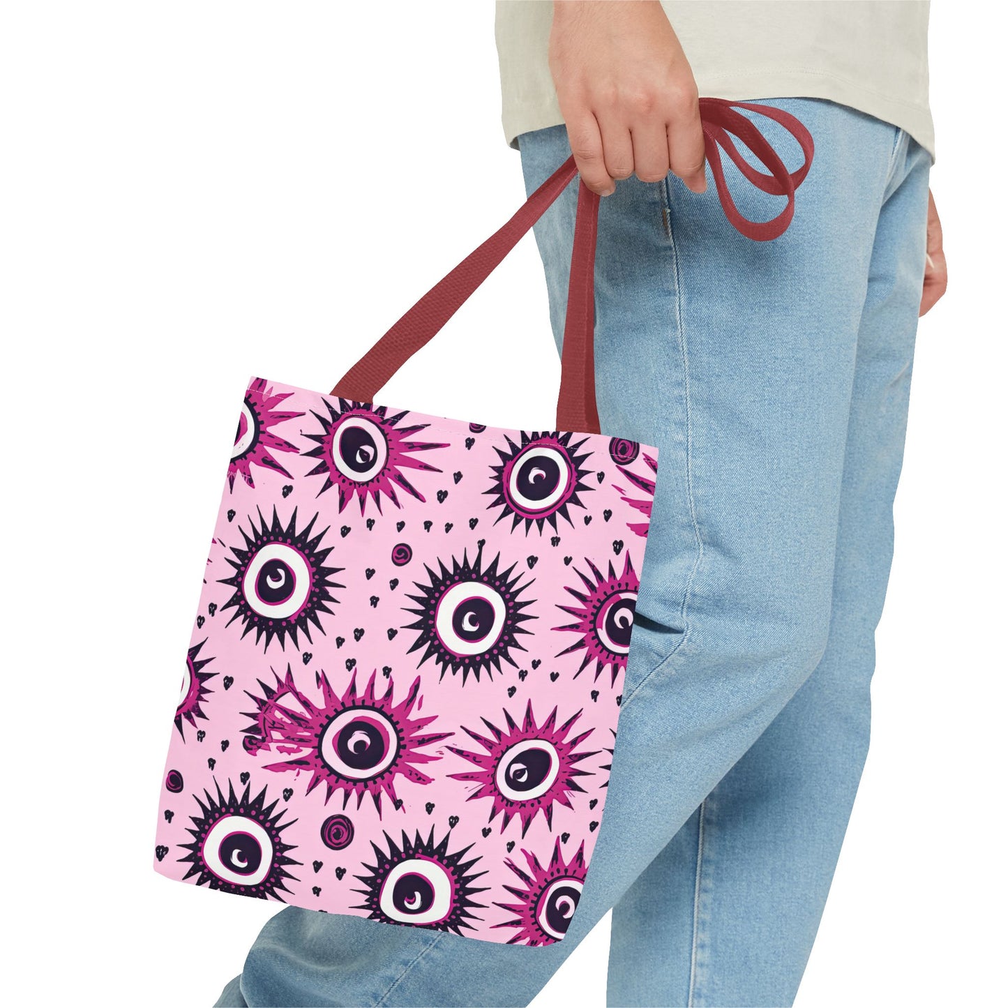 Evil Pink Eye. Tote Bag for Everyday Use