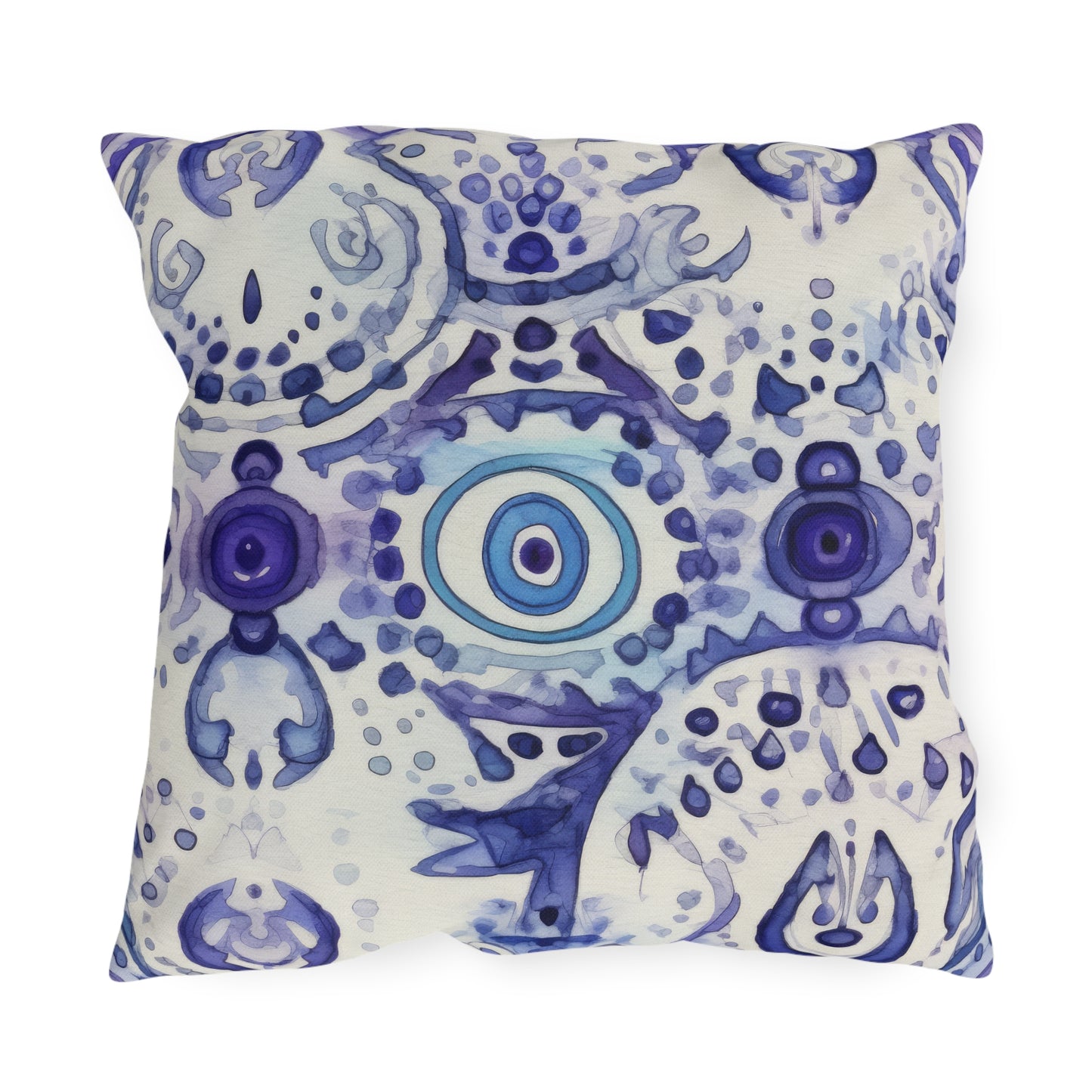 Hamsa Enigma. Outdoor Pillows