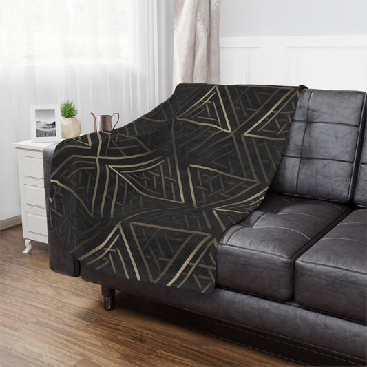 Valknut Forge. Cozy Artistic Microfiber Blanket -