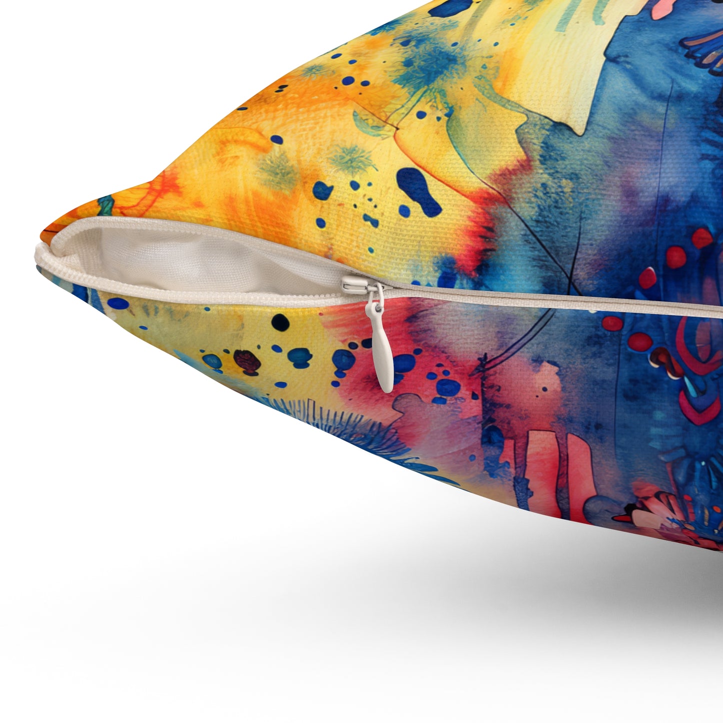 Brilliant Bliss Hamsa- Decorative Spun Polyester Cushion