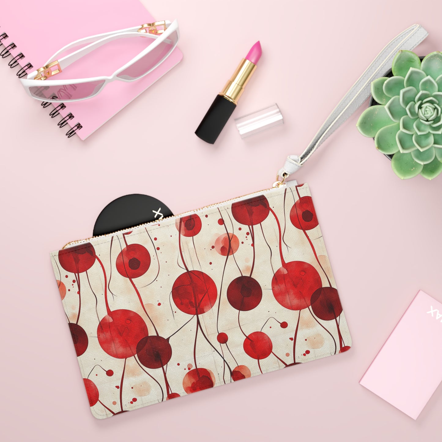 Vintage Cherry Clutch Bag - Stylish Accessory for Every Occasion