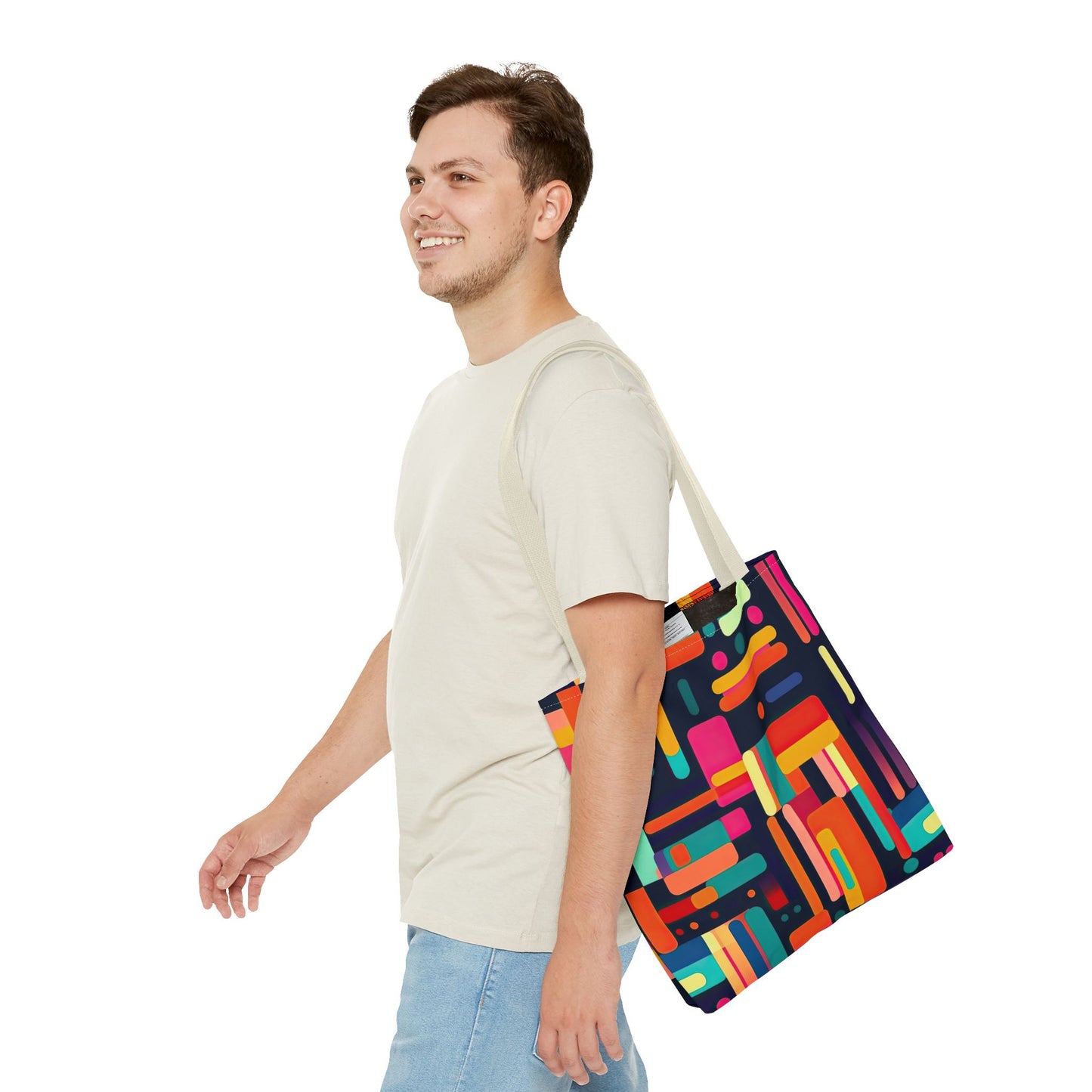 Cybernetic Nostalgia. Tote Bag for Everyday Use