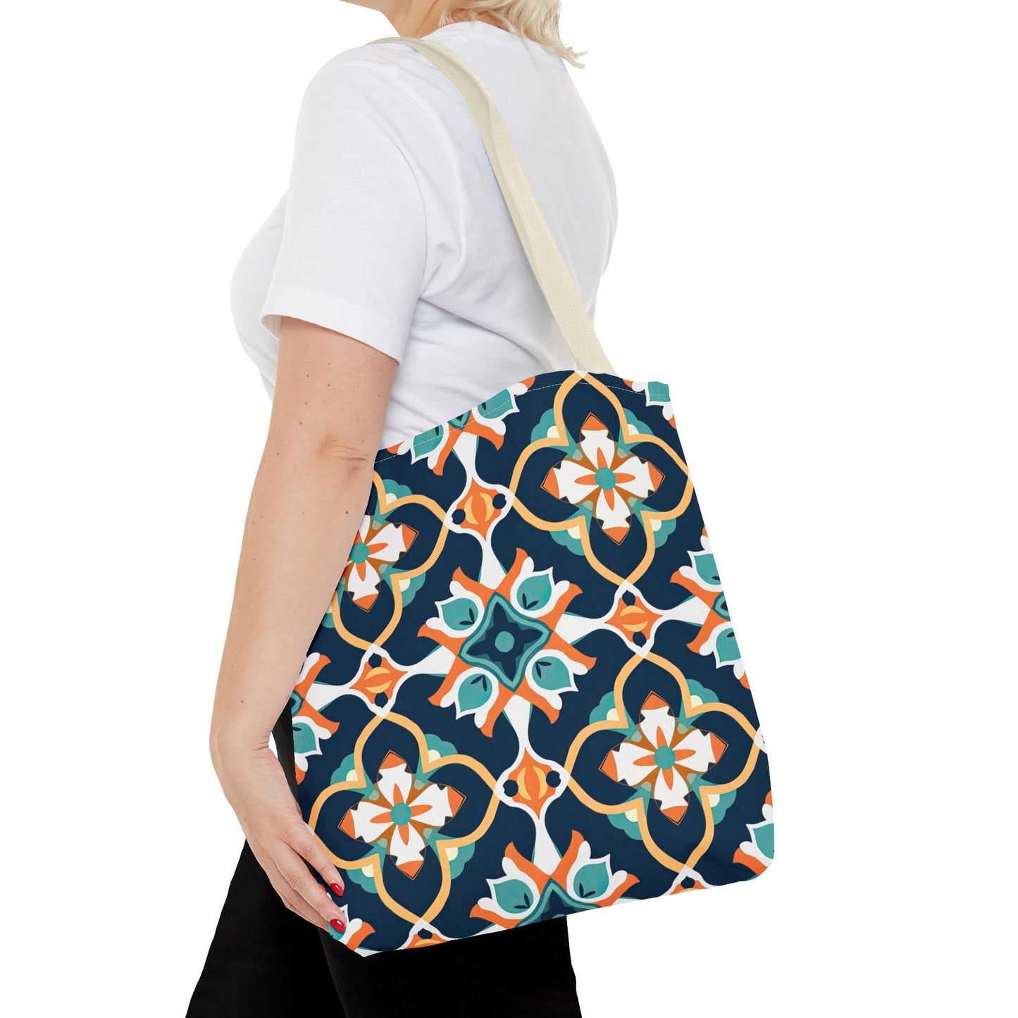 Saffron Souk Symphony. Tote Bag for Everyday Use