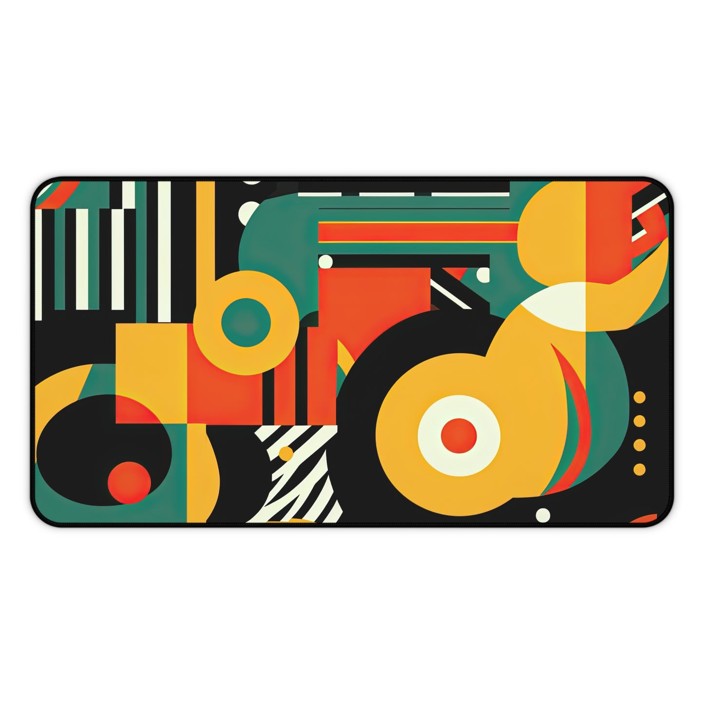Galactic Groove  . Desk Mat - Stylish Office Organizer