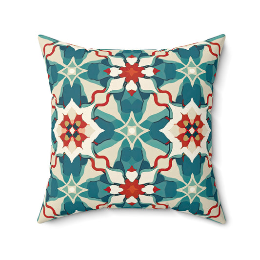 Atlas Dreamscape Fresco. Spun Polyester Square Pillow