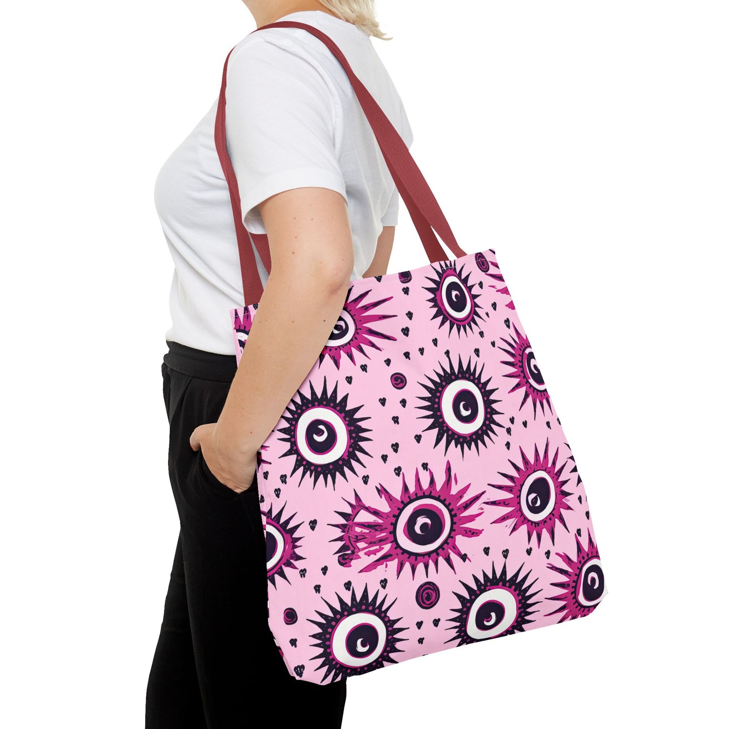 Evil Pink Eye. Tote Bag for Everyday Use