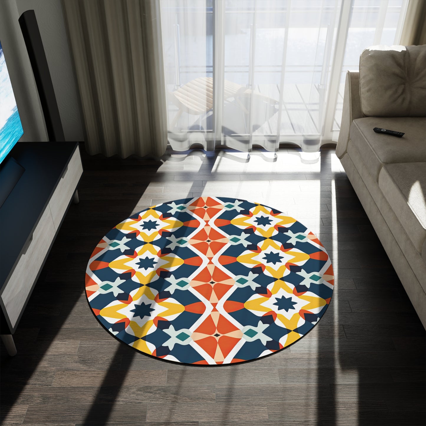 Majestic Marrakech Mirage. Round Rug