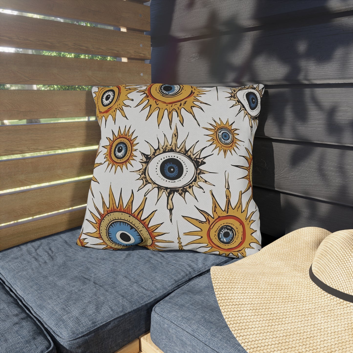 Ethereal Eyeful. Outdoor Pillows