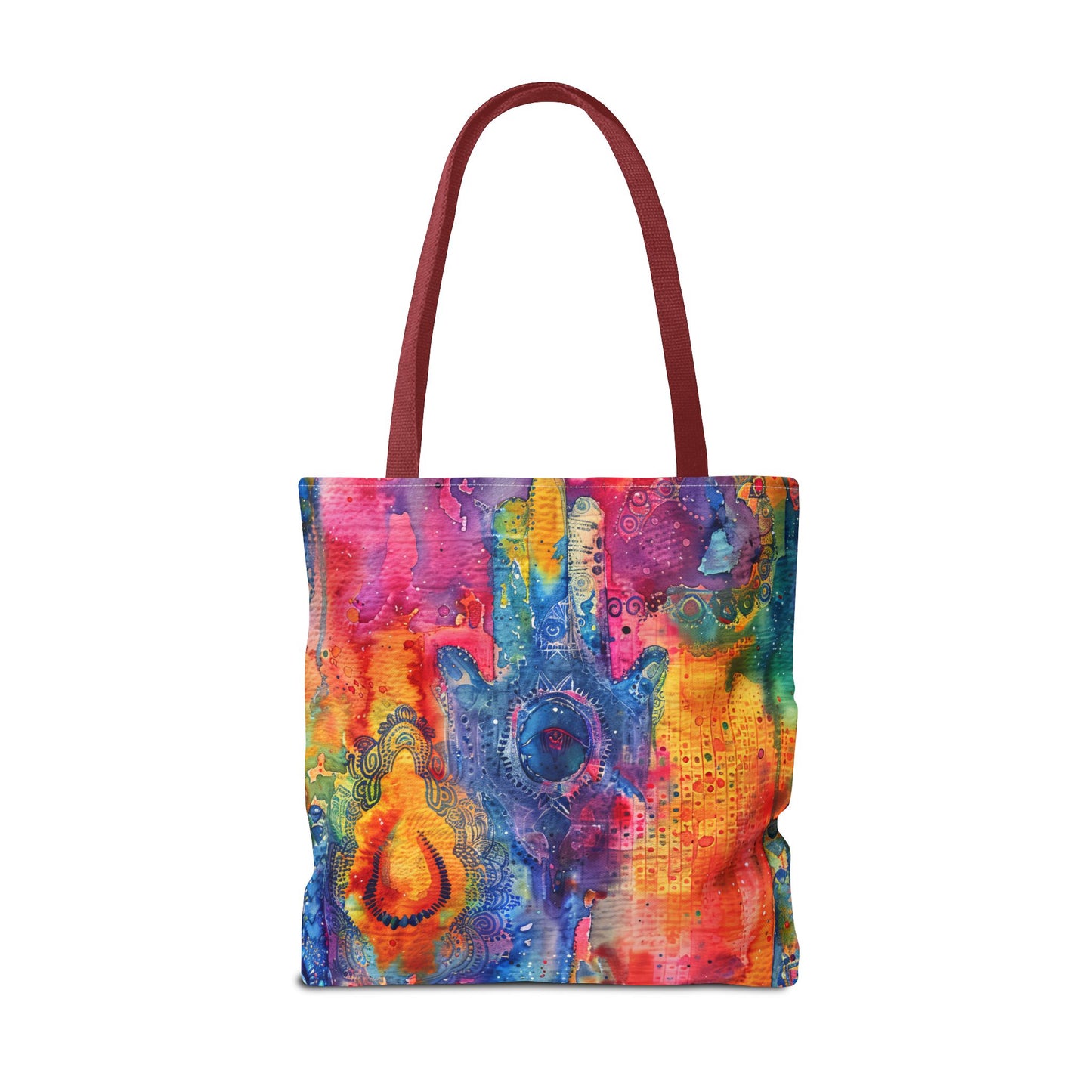 Prismatic Hamsa . Tote Bag for Everyday Use