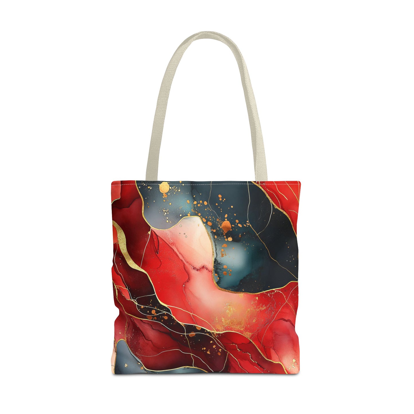 Marbled Cherry Essence. Tote Bag for Everyday Use
