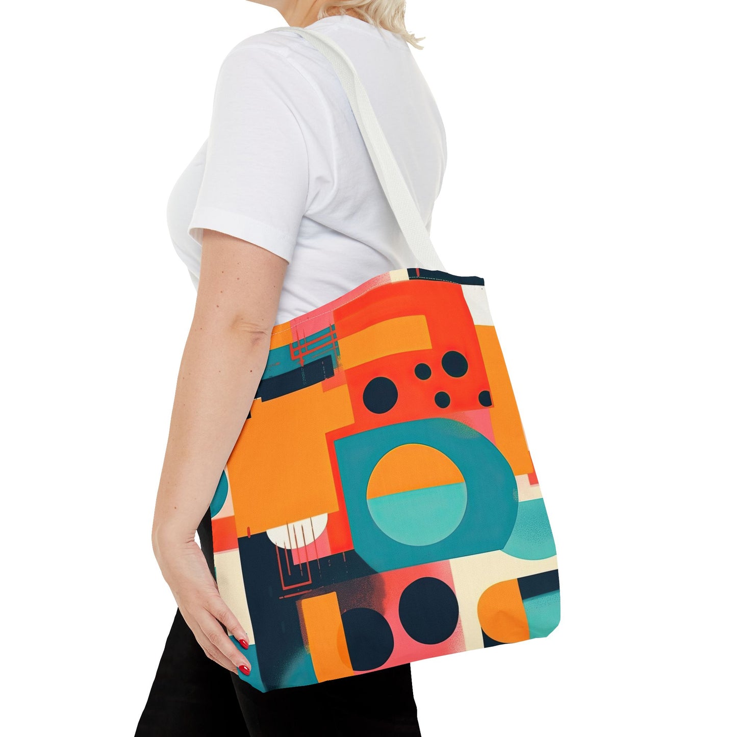 Neon Echoes. Tote Bag for Everyday Use