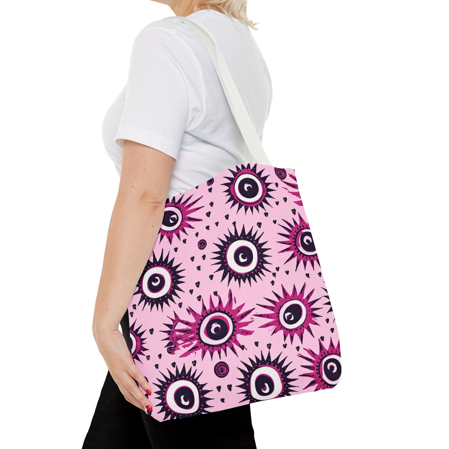 Evil Pink Eye. Tote Bag for Everyday Use
