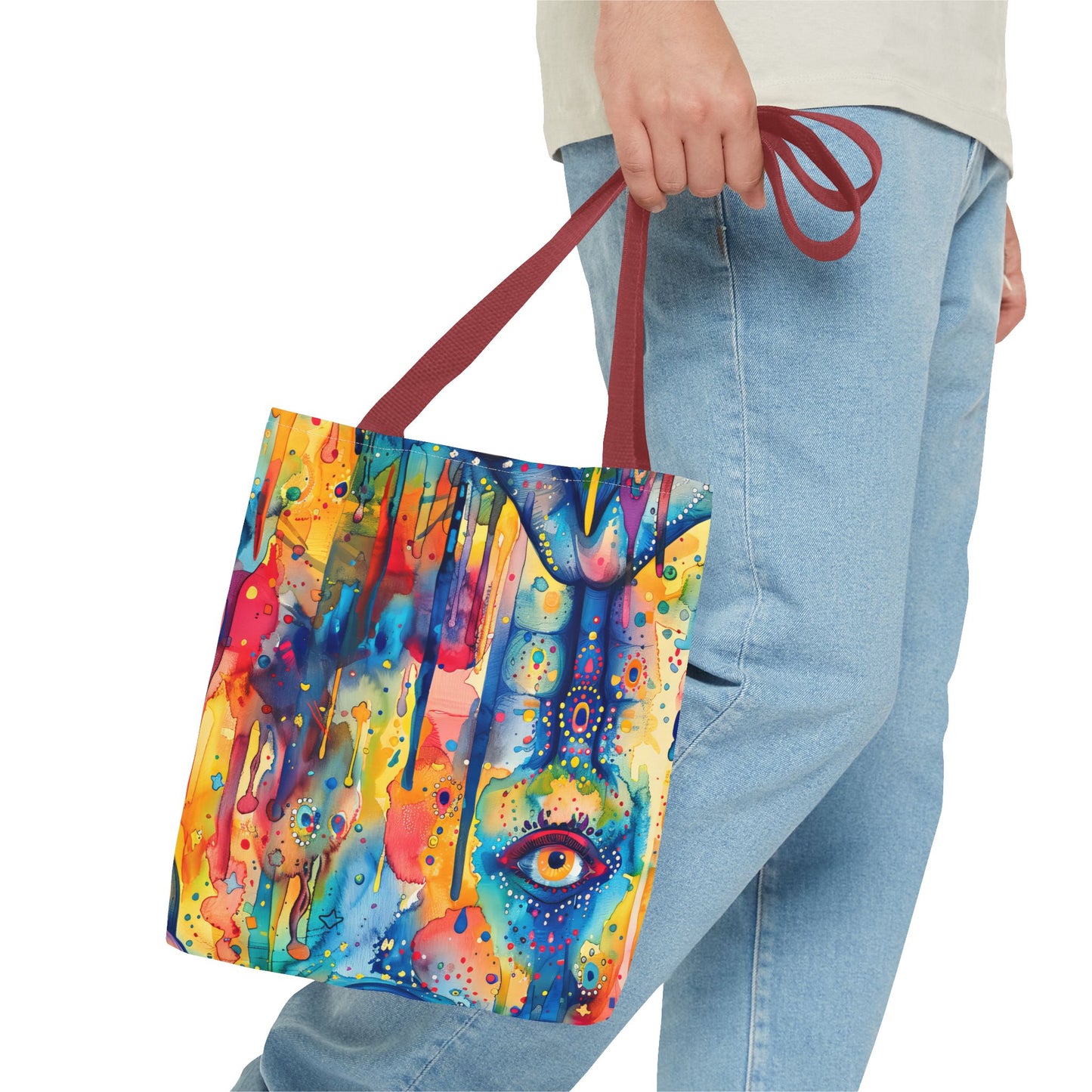 Hamsa Jewel burst. Tote Bag for Everyday Use