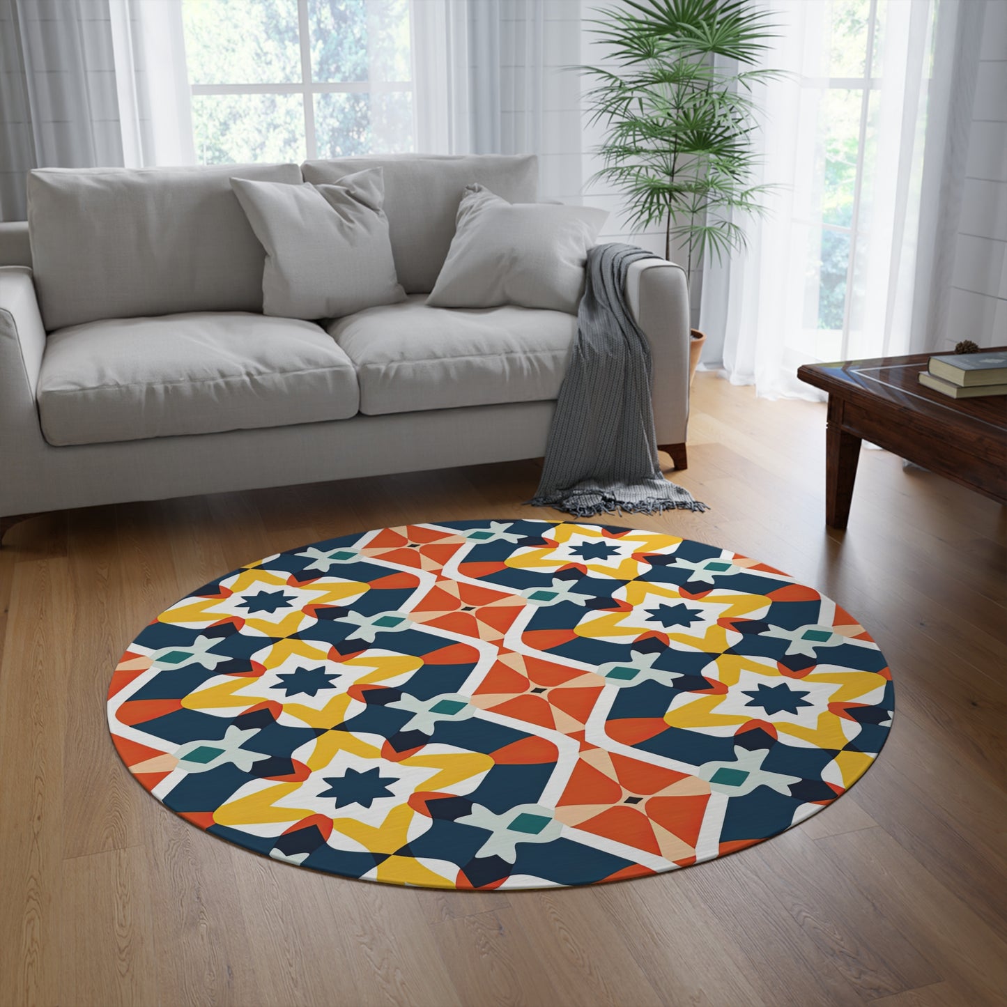 Majestic Marrakech Mirage. Round Rug