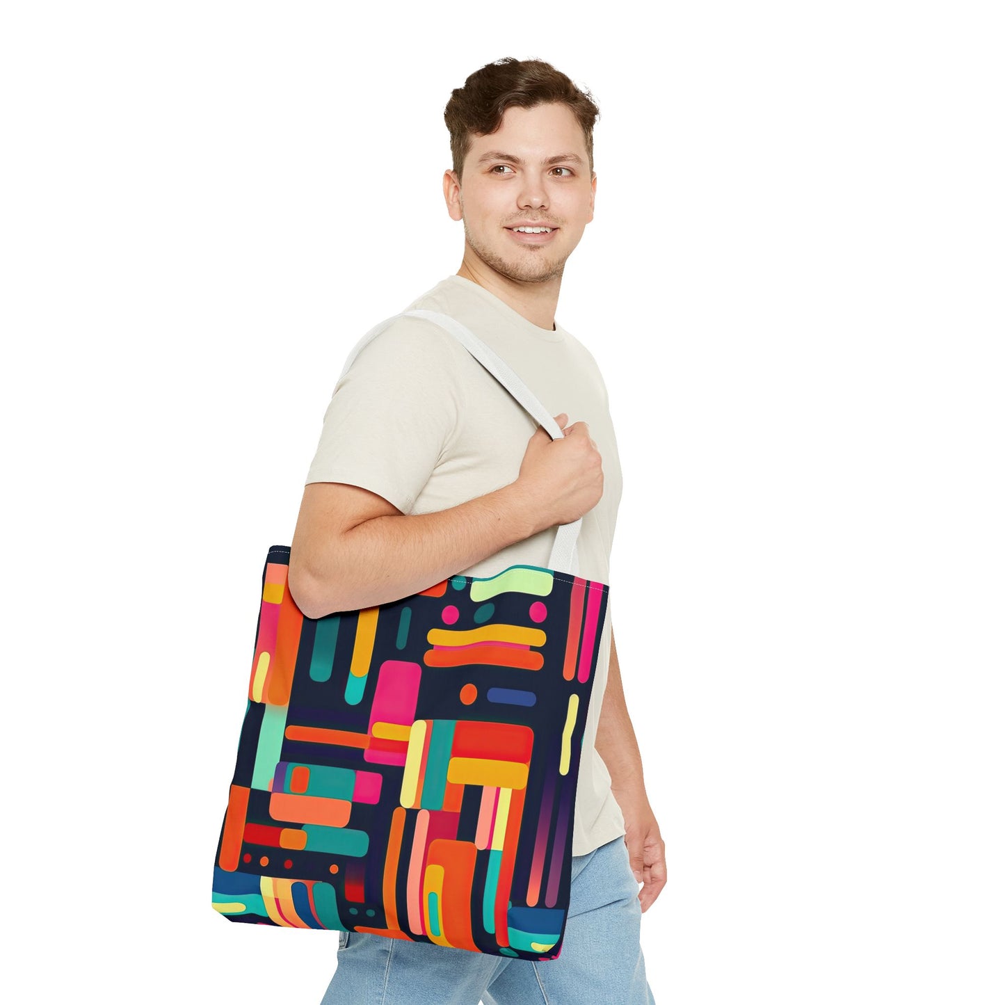 Cybernetic Nostalgia. Tote Bag for Everyday Use