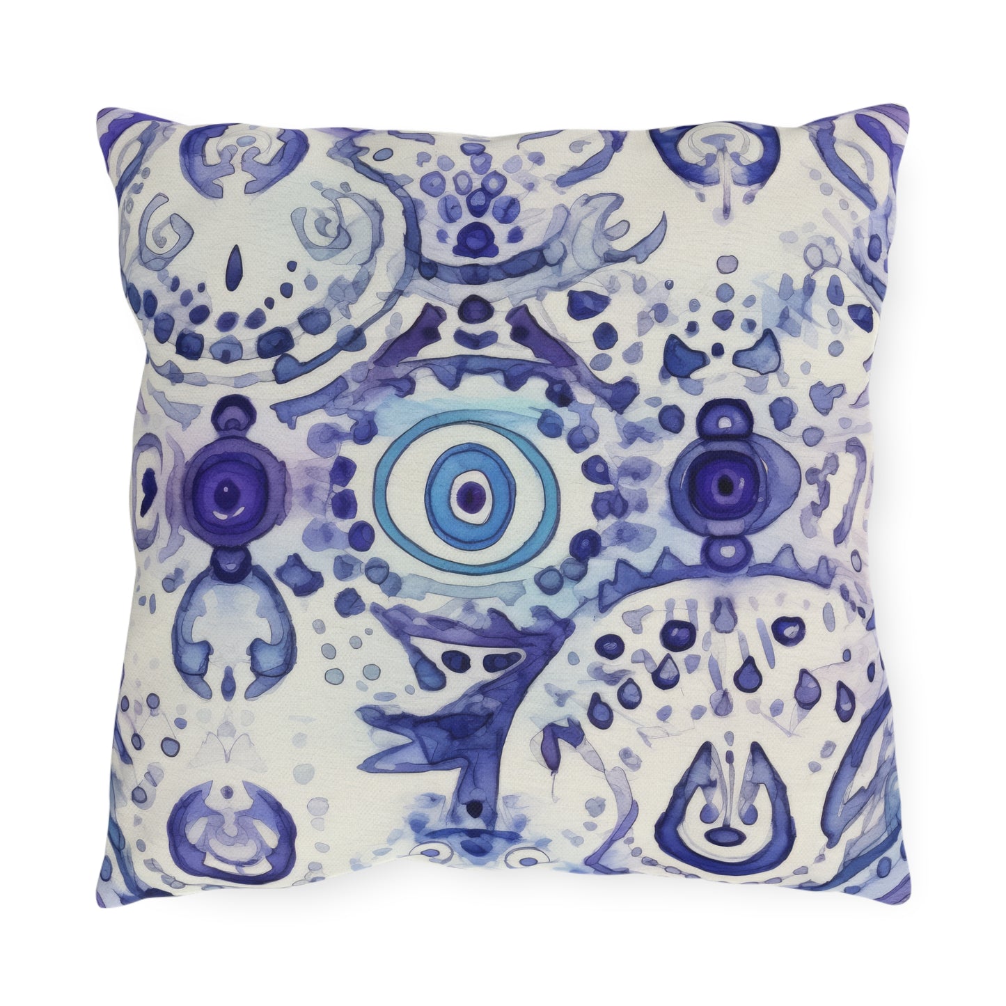 Hamsa Enigma. Outdoor Pillows