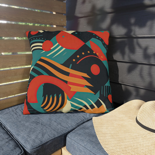 Timeless Techscape. Outdoor Pillows