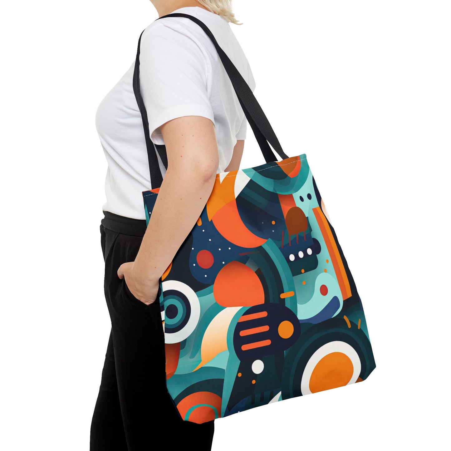 Retro Futurism. Tote Bag for Everyday Use