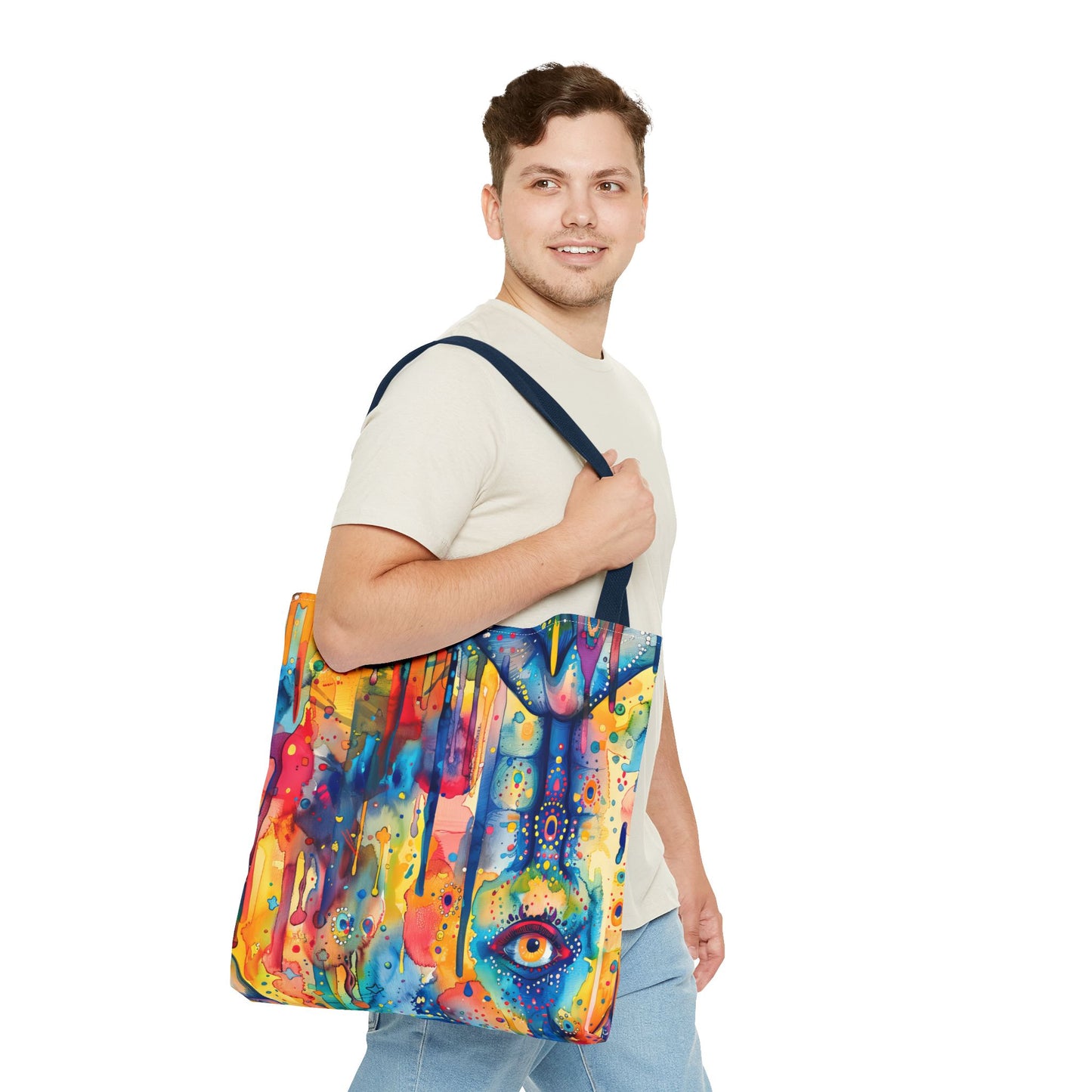 Hamsa Jewel burst. Tote Bag for Everyday Use