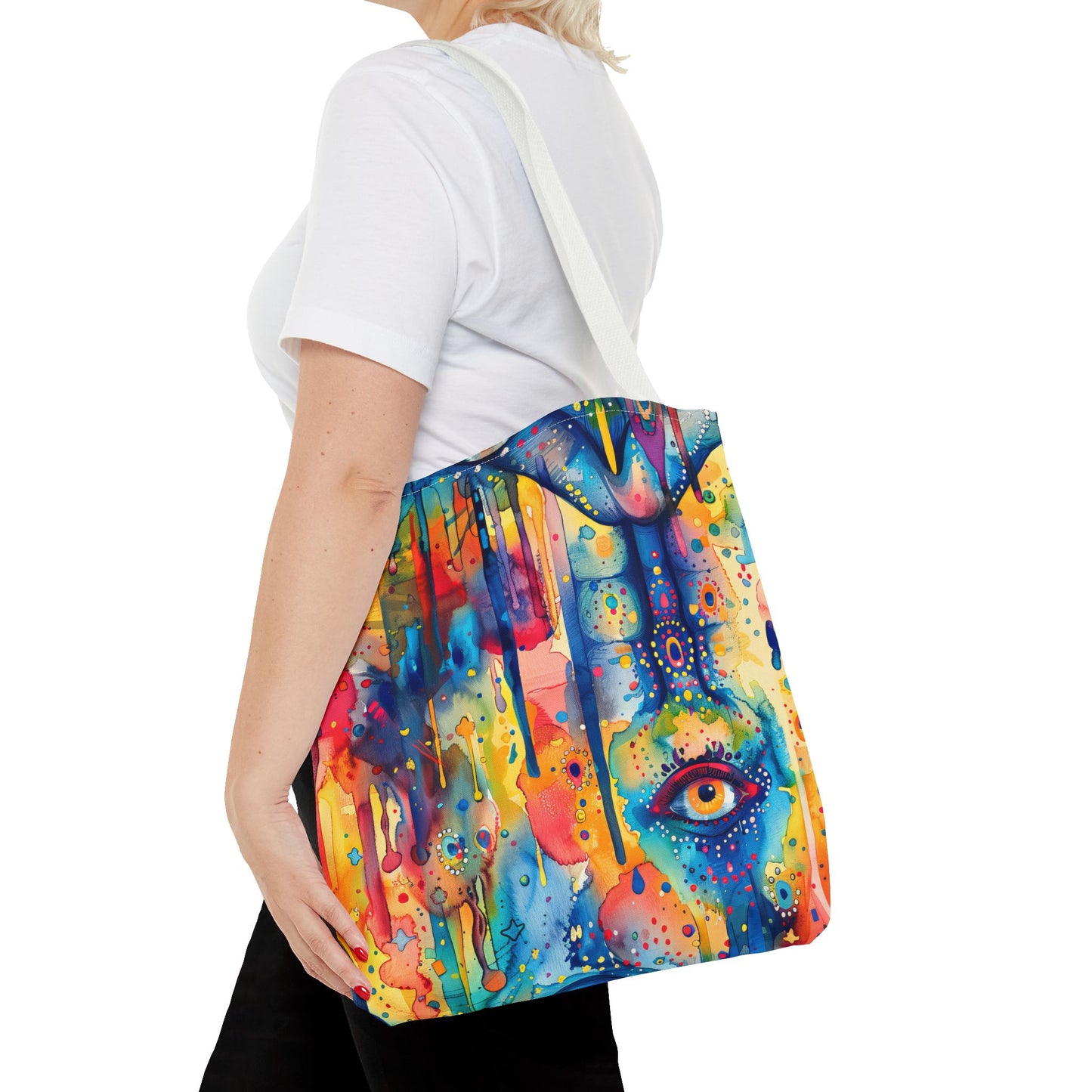 Hamsa Jewel burst. Tote Bag for Everyday Use