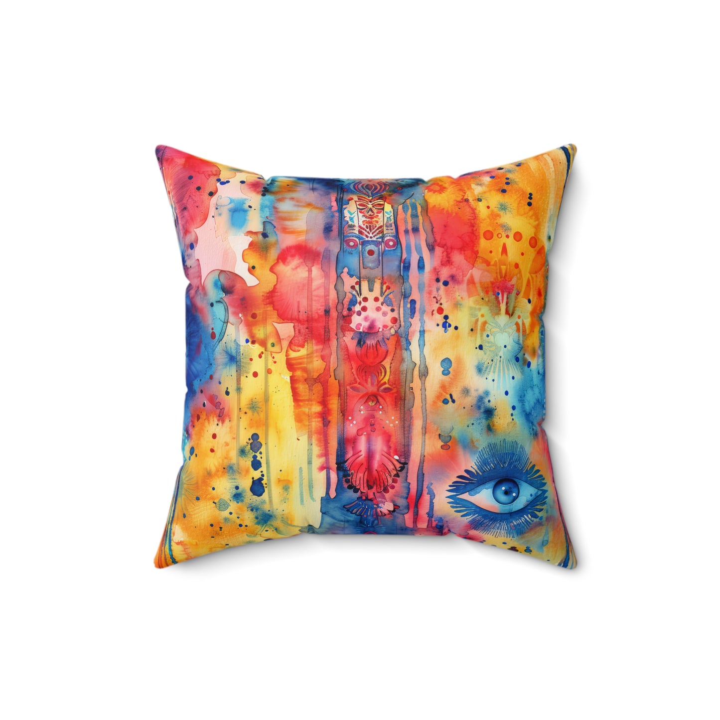 Brilliant Bliss Hamsa- Decorative Spun Polyester Cushion