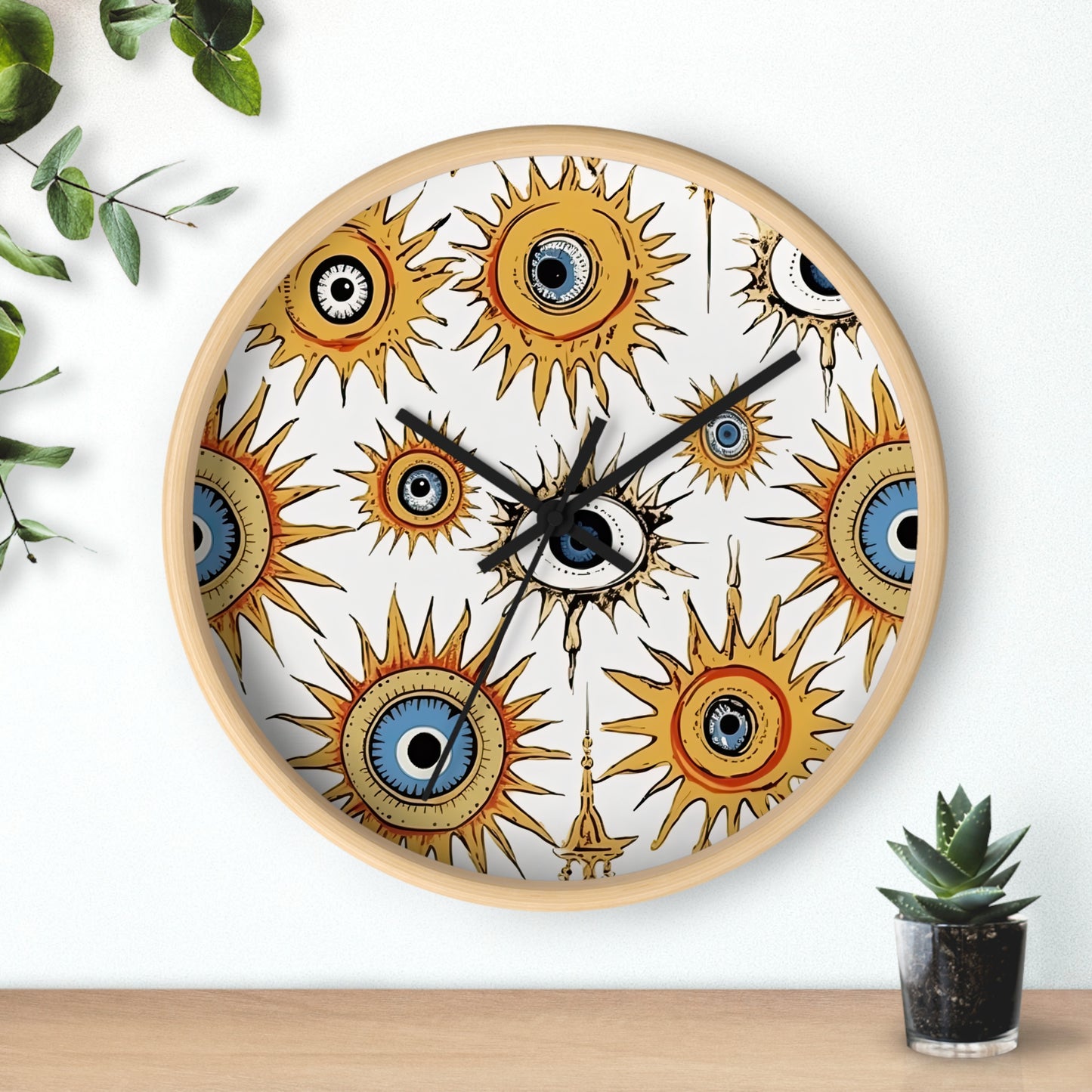 Wall Clock.Ethereal Eyeful