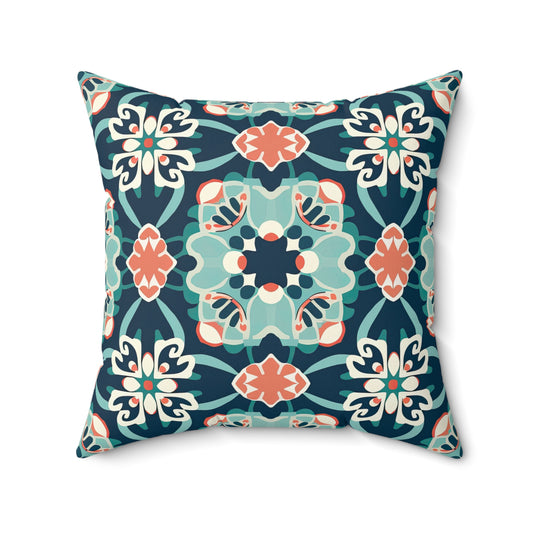 Whispering Weave . Spun Polyester Square Pillow